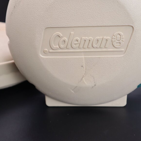 Coleman Water Canteen w Carry Strap Heavy Duty Plastic Camping Vintage Hiking - Picture 5 of 9